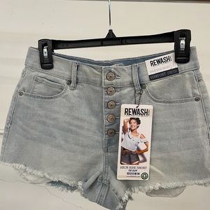 High Rise Jean Shorts NWT